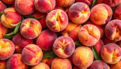 Fresh peaches, close-up