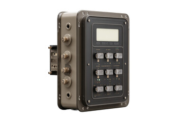 Fototapeta premium Industrial Control Module on Transparent Background