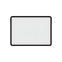 Sleek modern tablet with a blank white screen ready for your custom digital content or design mockups