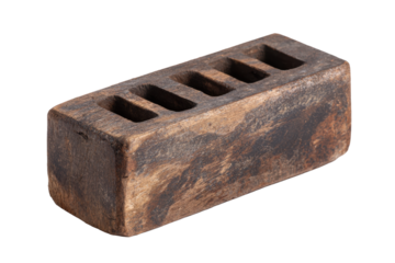 Wooden Temple Block Slit Drum on Transparent Background