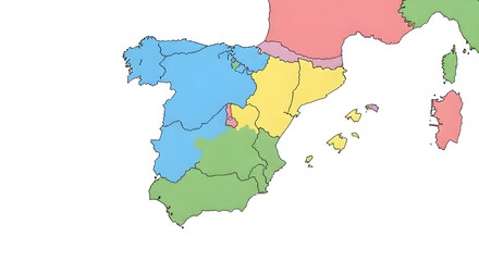 Obraz premium Young Buddhist monks in saffron robes walk in procession holding alms bowls at sunrise