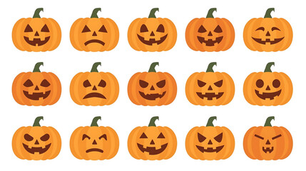 halloween pumpkin seamless pattern