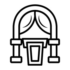 altar Line Icon
