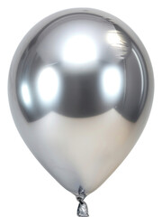 PNG Sliver balloon celebration accessories decoration.