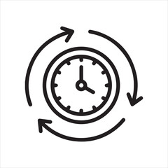 vector clock icon