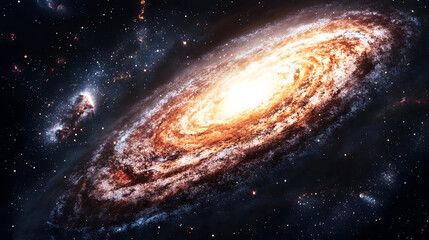 Obraz premium space background with stars