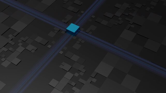 abstract technology background with binary code