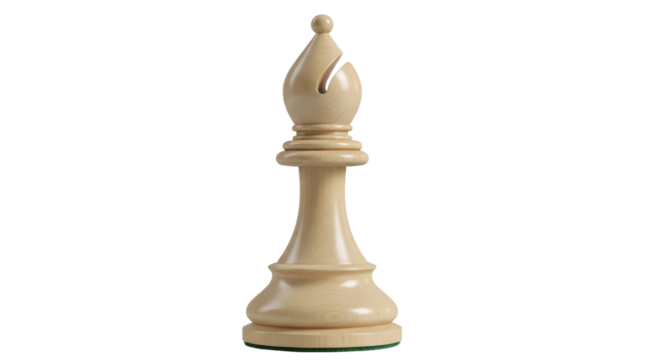 Isolated Chess Piece Bishop