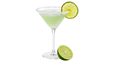 Isolated Margarita Cocktail
