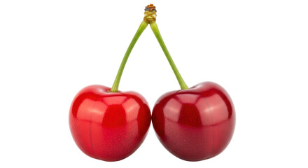 Isolated Cherries