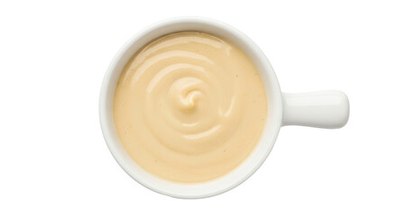 Isolated Bowl of Mayonnaise