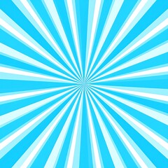 Radiant blue rays radiating from a center