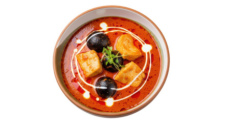 Isolated Malai Kofta Curry Dish