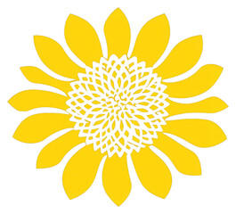 PNG Sunflower nature petal plant.