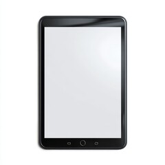 Innovative digital content studio blank tablet display technology showcase