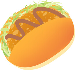 コロッケパンのアイコン