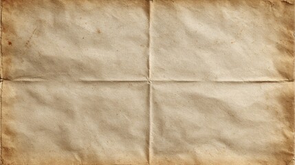 Textured, weathered paper with a vintage appearance and folded creases.