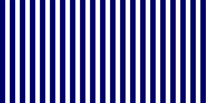 Navy blue and white vertical striped pattern. Seamless background design for wallpaper, textile, and digital prints.