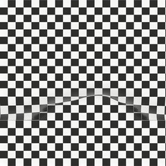 Fototapeta premium Seamless geometric pattern background abstract design digital art black and white modern aesthetic