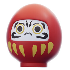 Daruma 3D Icon