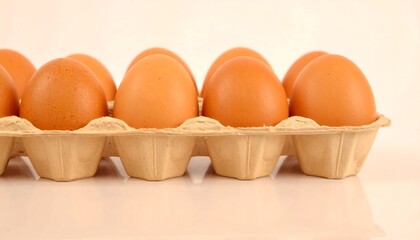 Eggs in Carton - Studio Shot