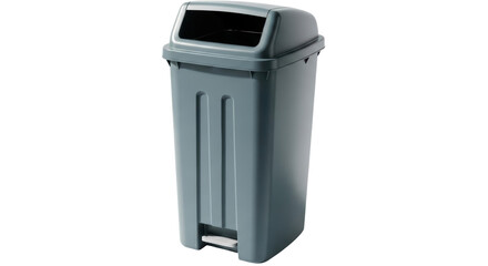 Isolated Trash Can