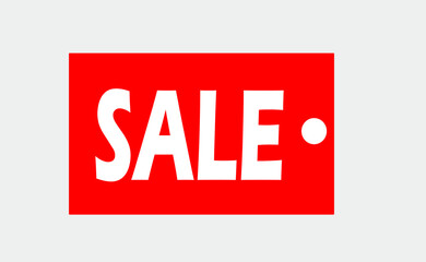 red sale tag