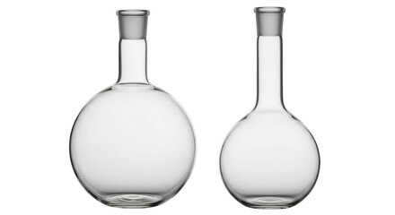 Isolated Round Bottom Flasks