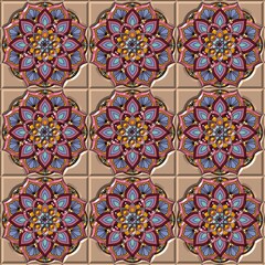 Colorful Mandala Pattern for Festival, Bohemian Decor, and Art Projects