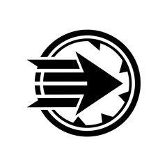 fast forward  skip vector silhouette 