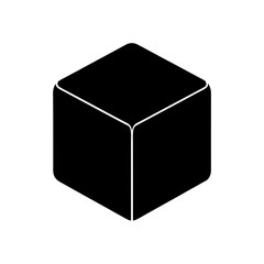 geometric block with rounded edges  soft  gentle  