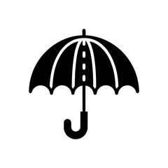 insurtech umbrella icon vector isolated 