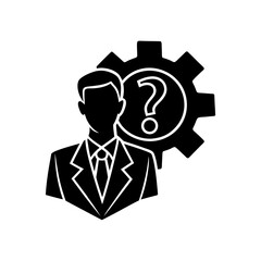 solution answer  fix icon vector silhouette 