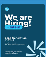 Job Vacancy Hiring Poster Template