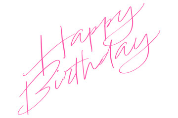 HAPPY BIRTHDAY - Happy Birthday（誕生日おめでとう）の文字の、よく目立つロゴマーク
