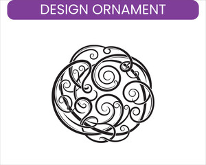 Seamless Decorative Mandala Style Ornament