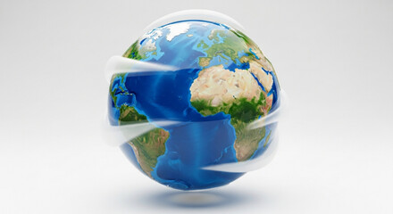 Globe earth world map geography global international continents countries travel planet design illustration view