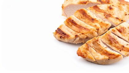 Grilled chicken breast sliced