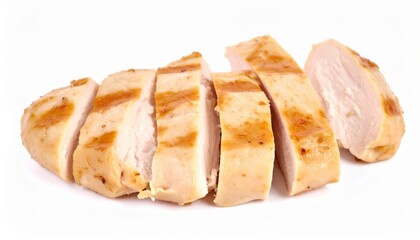 Grilled chicken breast sliced