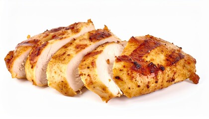 Grilled chicken breast sliced