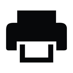 Obraz premium print icon vector illustration