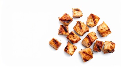 grilled chicken cubes