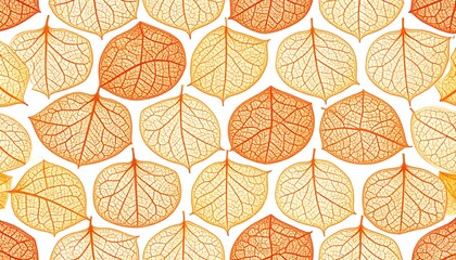 Abstract autumn leaf pattern