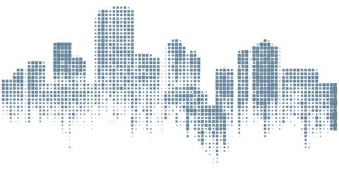 City buildings abstract background. Smart city, urban concept, real estate, organization office, future cityscape, skyline panorama, skyscraper architecture, building construction tech concept. Eps10