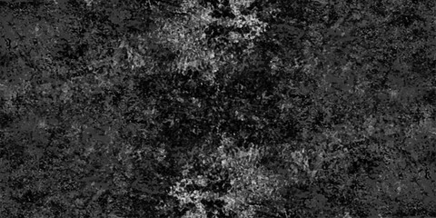 Abstract black grunge texture with dust grain and scratch patterns, dark concrete surface effect, distressed overlay background for vintage and cinematic style.