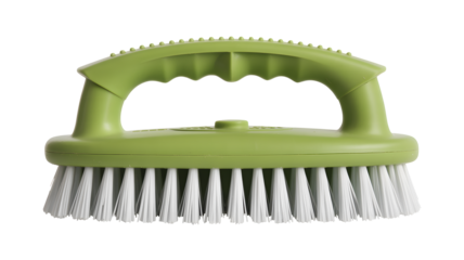 Ergonomic cleaning brush with sturdy bristles for effective scrubbing and household chores