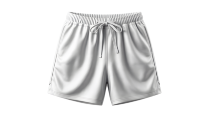 Modern white athletic shorts with drawstring perfect for active lifestyles and sports