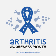 Arthritis Awareness month, Vector Illustration Awareness Design.