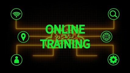 Business, Technology, Internet and network concept. Coaching mentoring education business training development E-learning concept. Education. Innovative online E-learning concept. - Powered by Adobe