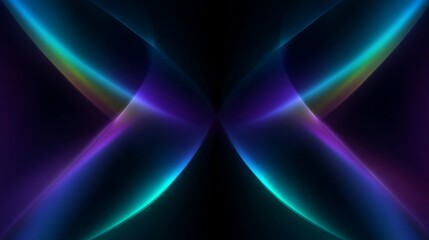 Abstract background with vibrant flowing lines in blue, purple, teal, and pink,